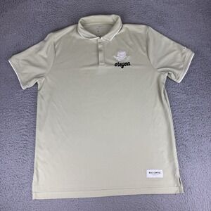 Nike Campus Oregon Ducks Polo Shirt Mens Large Green Dri Fit Short Sleeve